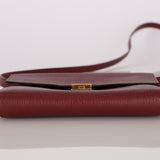 Hermès 2021 Rouge H Chevre Mysore Clic 16 GHW