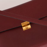Hermès 2021 Rouge H Chevre Mysore Clic 16 GHW