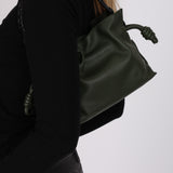 Limited Edition Loewe x Suna Fujita Panda Calfskin Mini Flamenco Bag