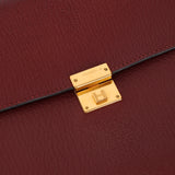 Hermès 2021 Rouge H Chevre Mysore Clic 16 GHW