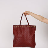 Gucci Guccissima Leather Studded Monogram Tote