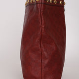 Gucci Guccissima Leather Studded Monogram Tote