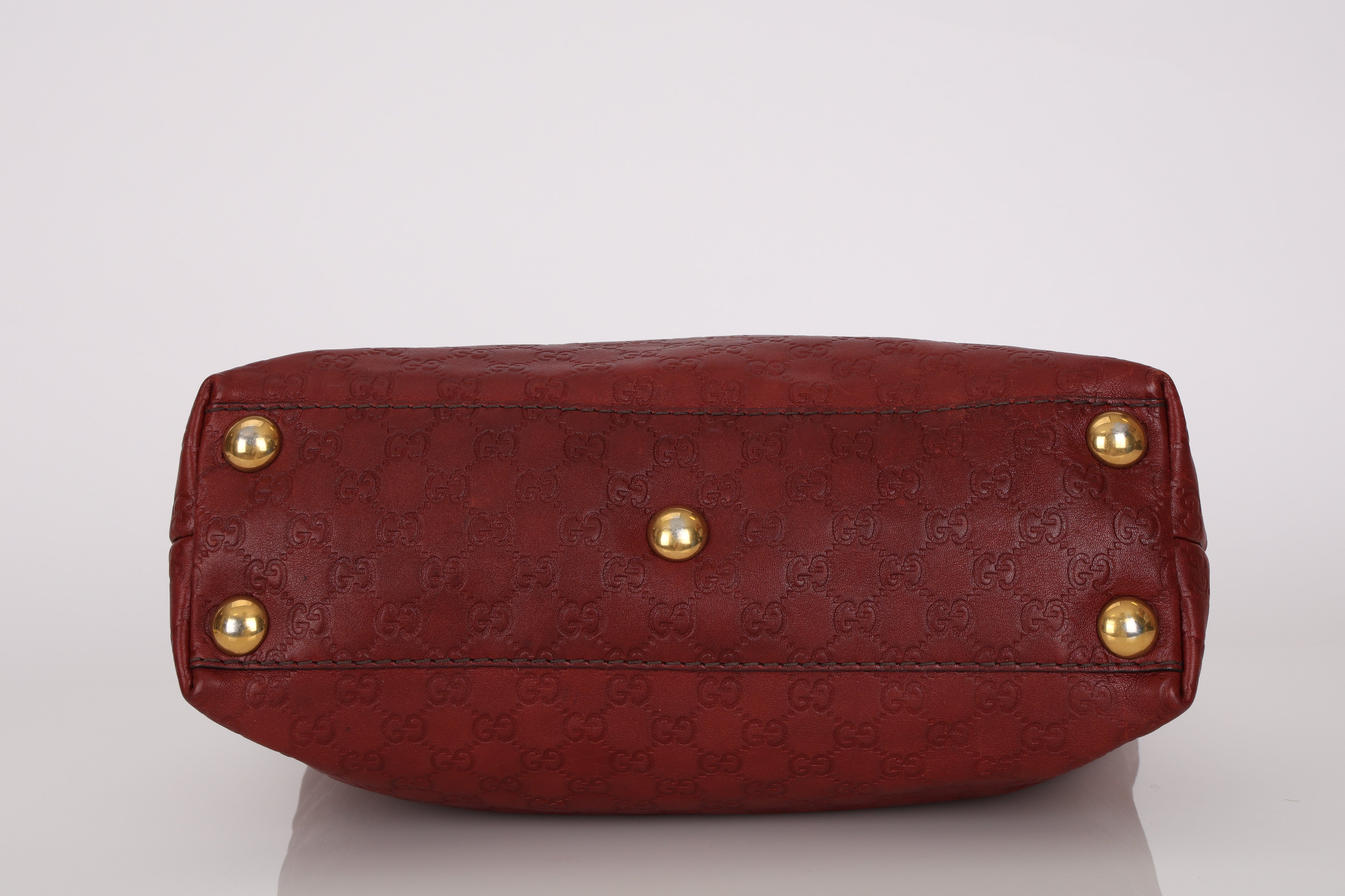 Gucci Guccissima Leather Studded Monogram Tote
