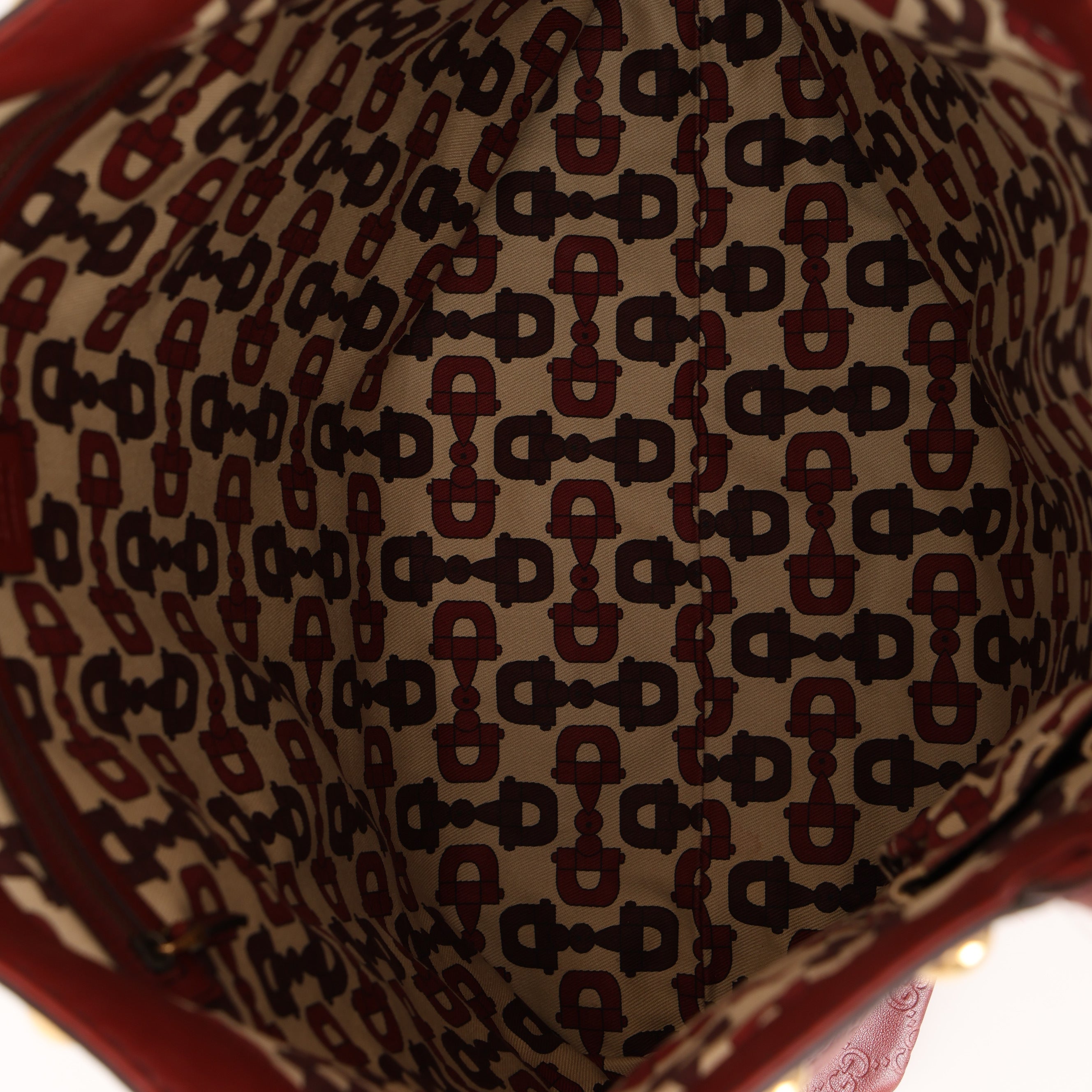 Gucci Guccissima Leather Studded Monogram Tote
