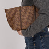 Fendi Zucchino Coated Canvas Tote