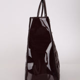 Christian Dior 2010 Wine Patent Large Lady Dior