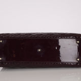 Christian Dior 2010 Wine Patent Large Lady Dior