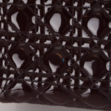 Christian Dior 2010 Wine Patent Large Lady Dior