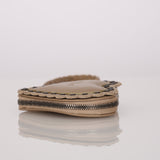Rare Christian Dior 2007 Beige Calfskin Romantique Heart Pouch