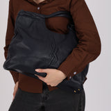 Saint Laurent Medium Navy Cabas Belle de Jour Cabas Tote