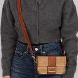 Limited Edition Fendi Wooden Trunk Minaudiere Baguette