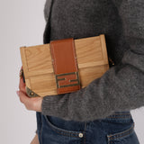 Limited Edition Fendi Wooden Trunk Minaudiere Baguette