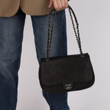 Chanel 2013 Calfskin Coco Twin Medium Flap Bag