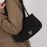 Chanel 2013 Calfskin Coco Twin Medium Flap Bag
