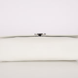 Loewe Creme Leather Studded Damien Shoulder Bag