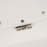Loewe Creme Leather Studded Damien Shoulder Bag