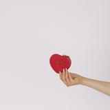 Loewe Cherry Goatskin Heart Coin Purse