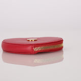 Loewe Cherry Goatskin Heart Coin Purse