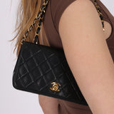 Chanel 1989 Lambskin Full Flap Bag 24K GP