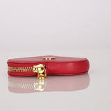 Loewe Cherry Goatskin Heart Coin Purse