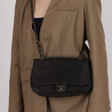 Chanel 2013 Calfskin Coco Twin Medium Flap Bag