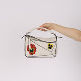 Limited Edition Loewe x Joe Brainard 10th Anniversary Pansies Small Puzzle Bag