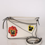 Limited Edition Loewe x Joe Brainard 10th Anniversary Pansies Small Puzzle Bag