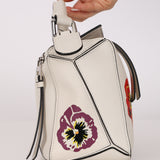 Limited Edition Loewe x Joe Brainard 10th Anniversary Pansies Small Puzzle Bag