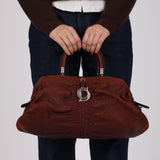 Christian Dior 2008 Buffalo Leather Karenina Top Handle