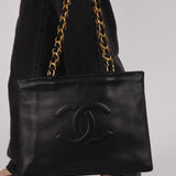 Chanel Timeless Tote Black Lambskin 1995 GHW