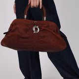 Christian Dior 2008 Buffalo Leather Karenina Top Handle