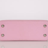 Rare Louis Vuitton Pink Taurillon Ring Lizard Trim Capucines BB