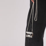 Rare Chanel Micro Flap Metal Strass CC 2022 SHW