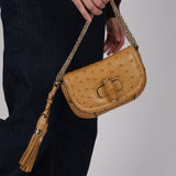 Rare Gucci Ostrich Chain 1947 Bag