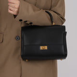 Balenciaga 2023 Small Box Leather Money Top Handle Bag