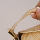 Rare Fendi Beige Goatskin Rose Quartz Double Flap Baguette