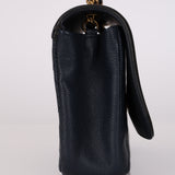 Chanel 2019 Navy Caviar Filigree Small Flap Bag