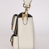 Fendi Blanc Leather Romano Multi Pocket Baguette