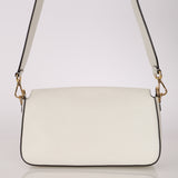 Fendi Blanc Leather Romano Multi Pocket Baguette