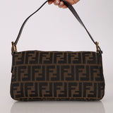 Rare Fendi Zucca Baguette Bag GHW