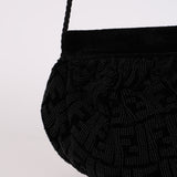 Fendi Velour Beaded Zucca Evening Bag
