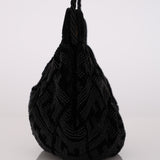 Fendi Velour Beaded Zucca Evening Bag