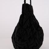 Fendi Velour Beaded Zucca Evening Bag