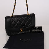 Chanel 1996 Lambskin Small Diana Bag 24K GP