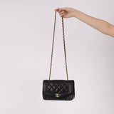Chanel 1996 Lambskin Small Diana Bag 24K GP