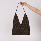 Fendi Zucca Double Zip Twin Hobo