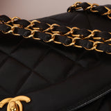 Chanel 1996 Lambskin Small Diana Bag 24K GP