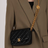 Chanel Small Flap Bijoux Chain Black Lambskin 2020 AGHW