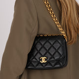 Chanel Small Flap Bijoux Chain Black Lambskin 2020 AGHW