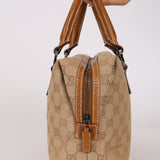 Gucci GG Canvas O-Ring Boston Bag
